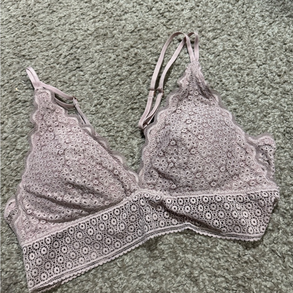 Aerie Lace Bralette in Soft Lavender